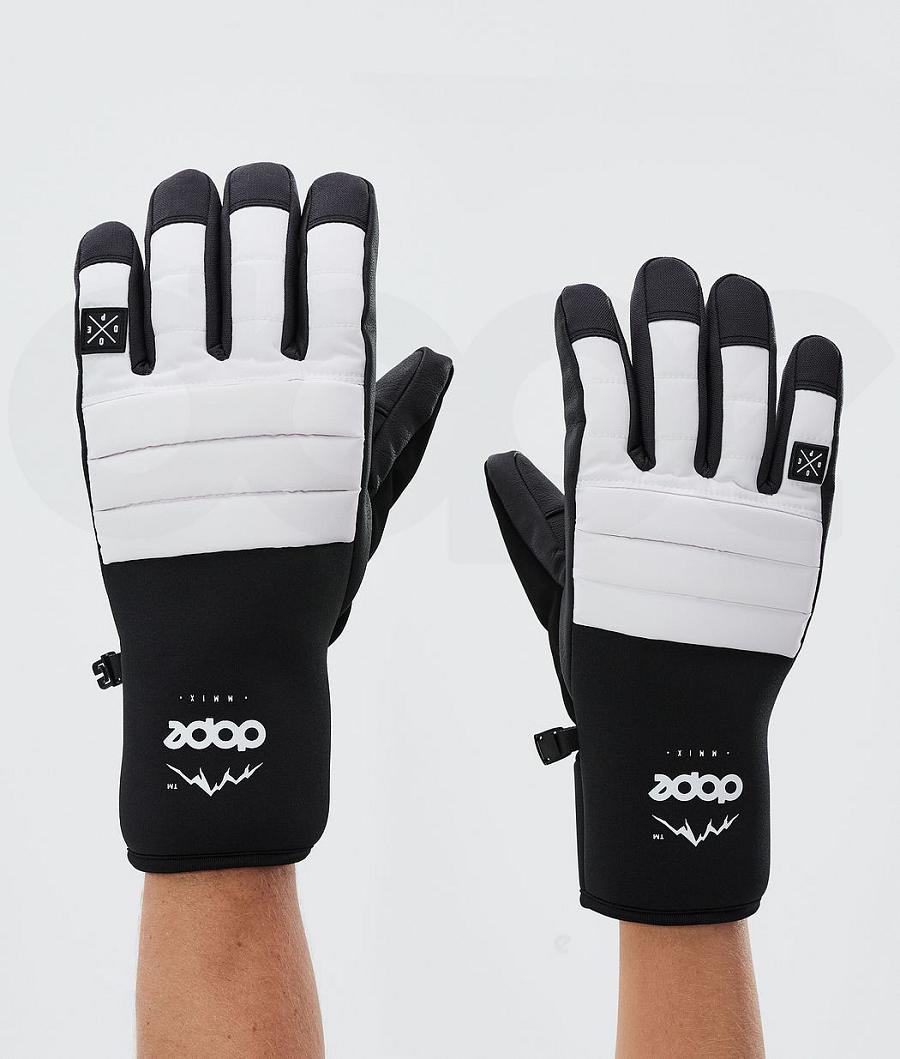 White Women\'s Dope Ace Snowboard Gloves | NZ_D1599