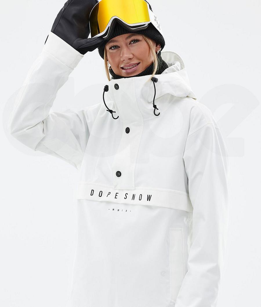 White Women's Dope Legacy W Ski Jackets | NZ_D1848