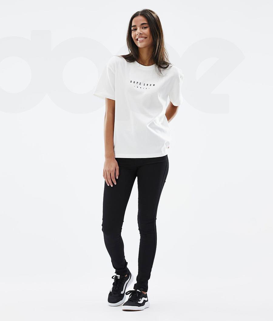 White Women's Dope Standard W T-shirts | NZ_D1224