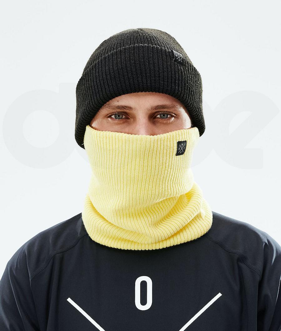 Yellow Men's Dope 2X-UP Knitted Facemasks | NZ_D1437