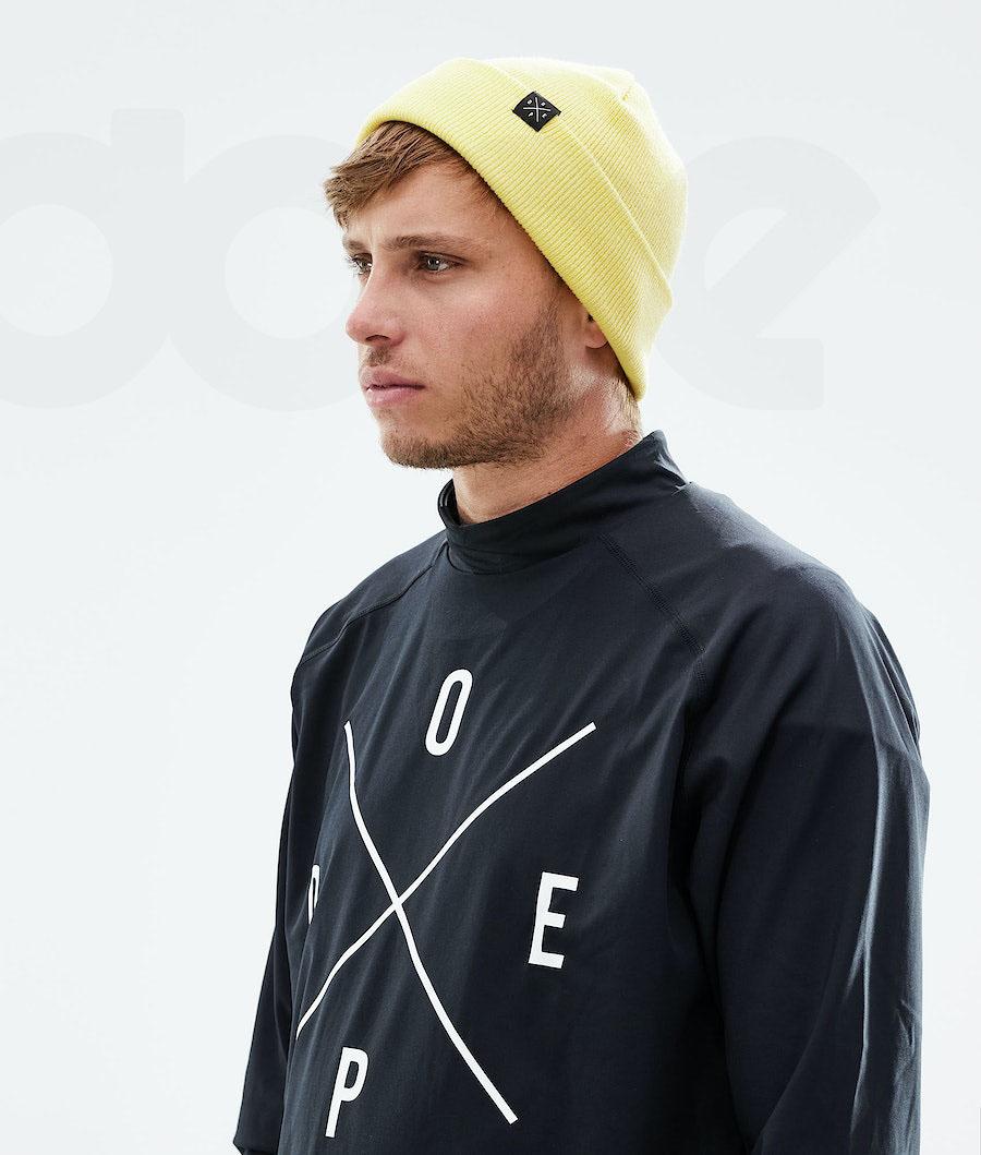 Yellow Men's Dope Solitude Beanies | NZ_D1295