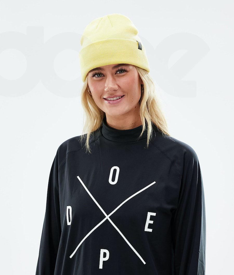 Yellow Men's Dope Solitude Beanies | NZ_D1295