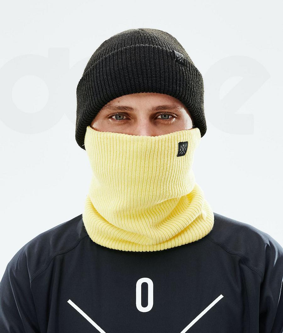 Yellow Women's Dope 2X-UP Knitted Facemasks | NZ_D1839