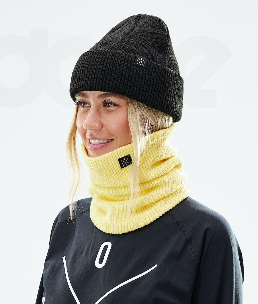 Yellow Women's Dope 2X-UP Knitted Facemasks | NZ_D1839