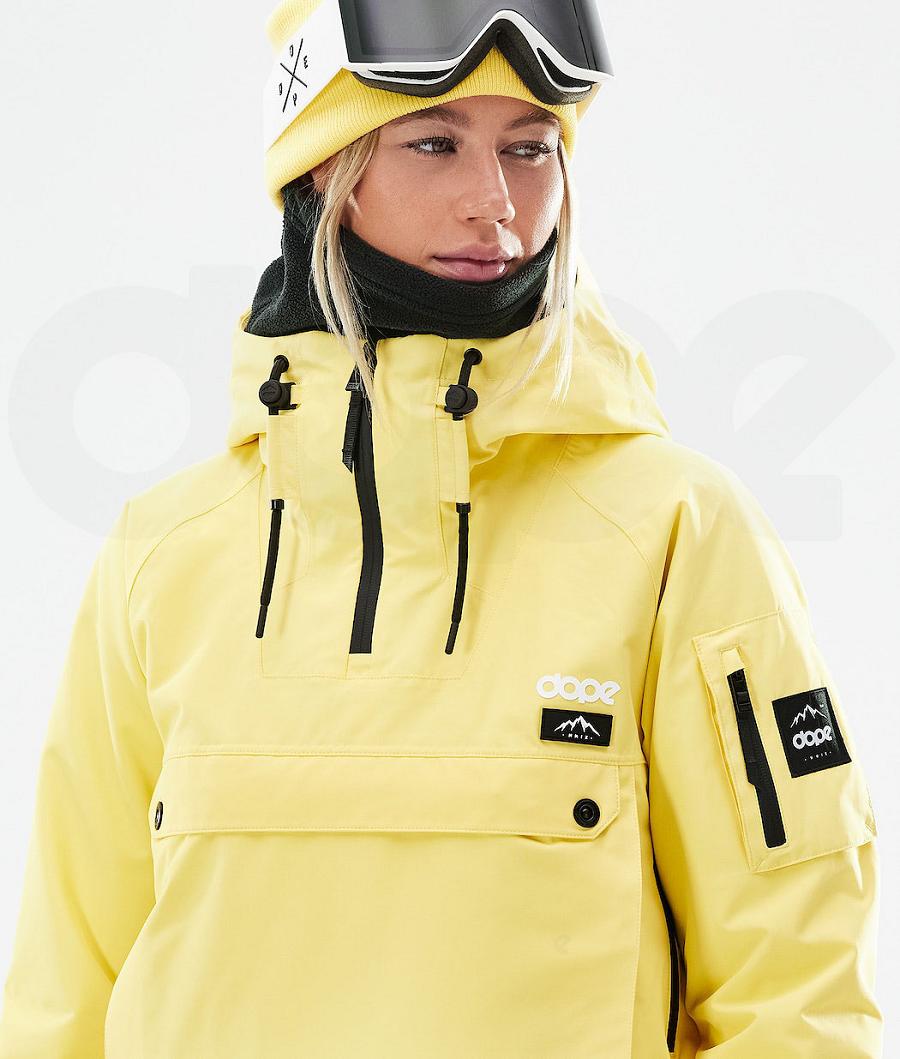 Yellow Women's Dope Annok W 2021 Ski Jackets | NZ_D2141