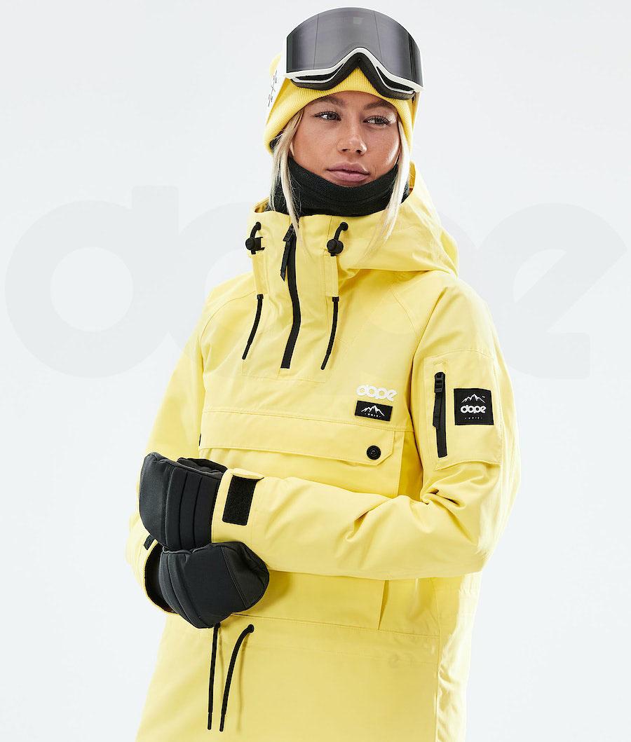 Yellow Women's Dope Annok W 2021 Ski Jackets | NZ_D2141