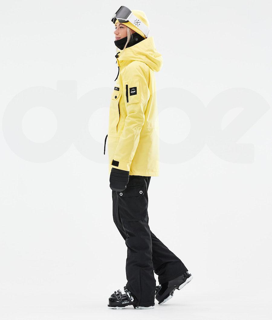 Yellow Women's Dope Annok W 2021 Ski Jackets | NZ_D2141