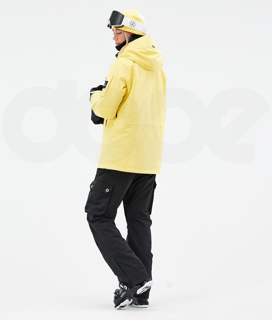 Yellow Women's Dope Annok W 2021 Ski Jackets | NZ_D2141