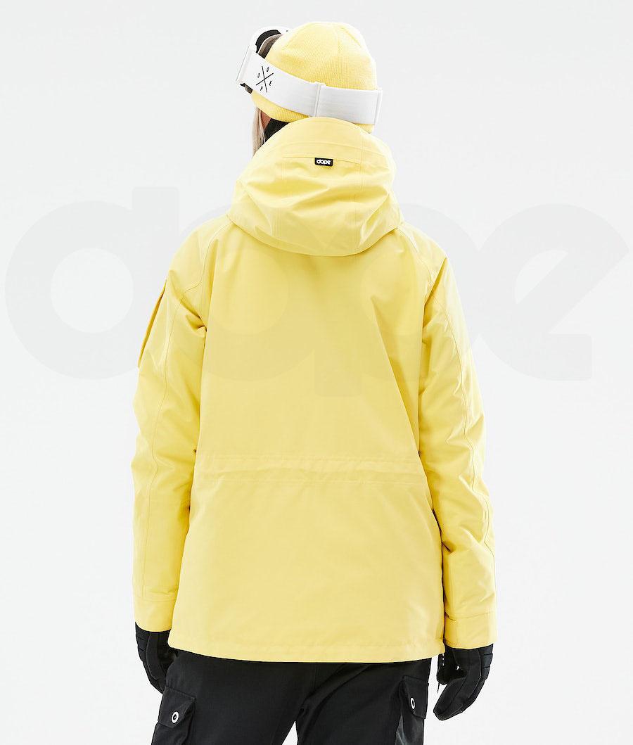 Yellow Women's Dope Annok W 2021 Ski Jackets | NZ_D2141