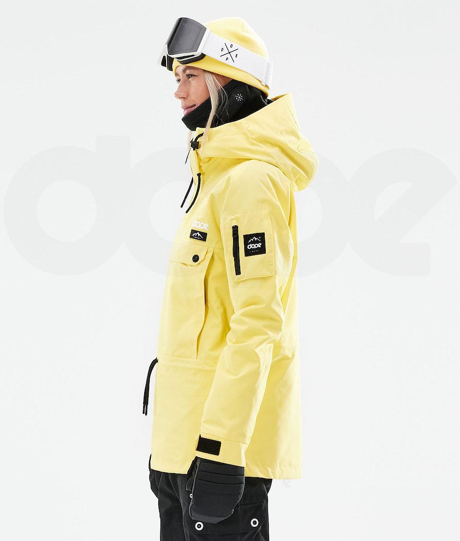 Yellow Women's Dope Annok W 2021 Ski Jackets | NZ_D2141