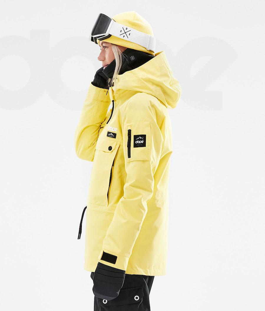 Yellow Women's Dope Annok W 2021 Snowboard Jackets | NZ_D1702