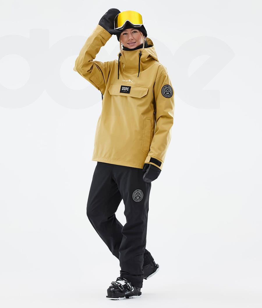 Yellow Women's Dope Blizzard W Ski Jackets | NZ_D1590
