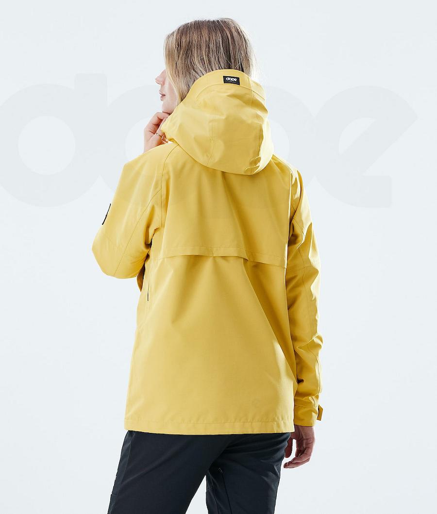 Yellow Women's Dope Hiker W Outdoor Jackets | NZ_D2248