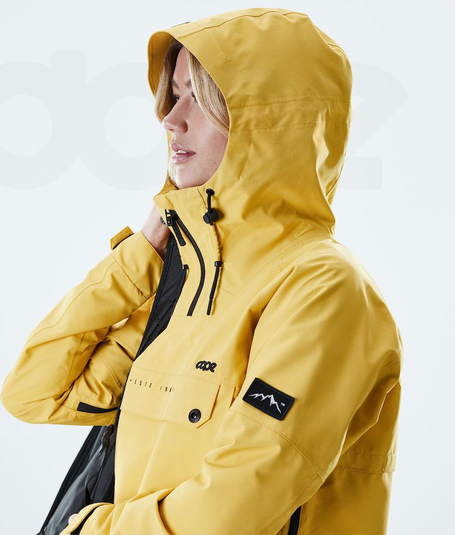 Yellow Women's Dope Hiker W Outdoor Jackets | NZ_D2248