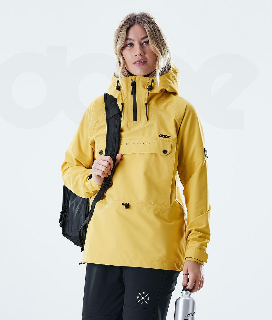 Yellow Women\'s Dope Hiker W Outdoor Jackets | NZ_D2248