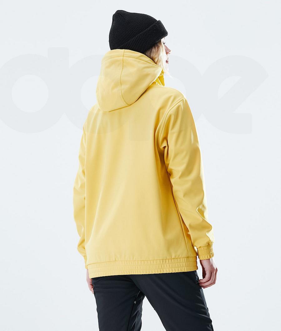 Yellow Women's Dope Nomad W Outdoor Jackets | NZ_D1025