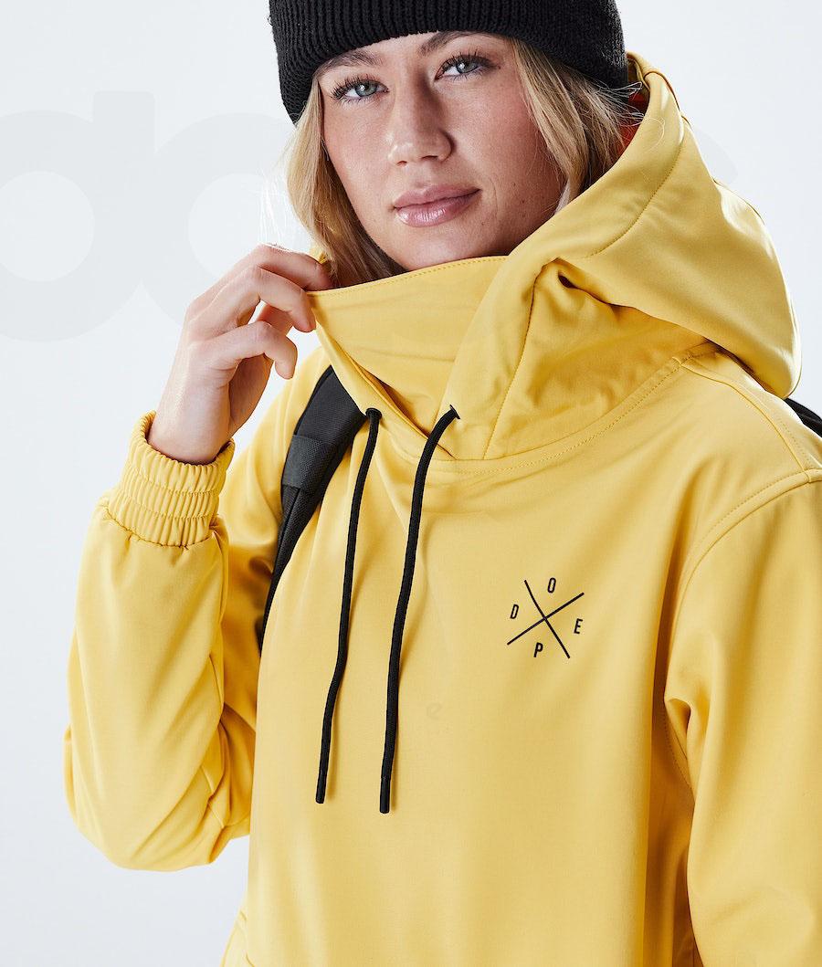 Yellow Women's Dope Nomad W Outdoor Jackets | NZ_D1025