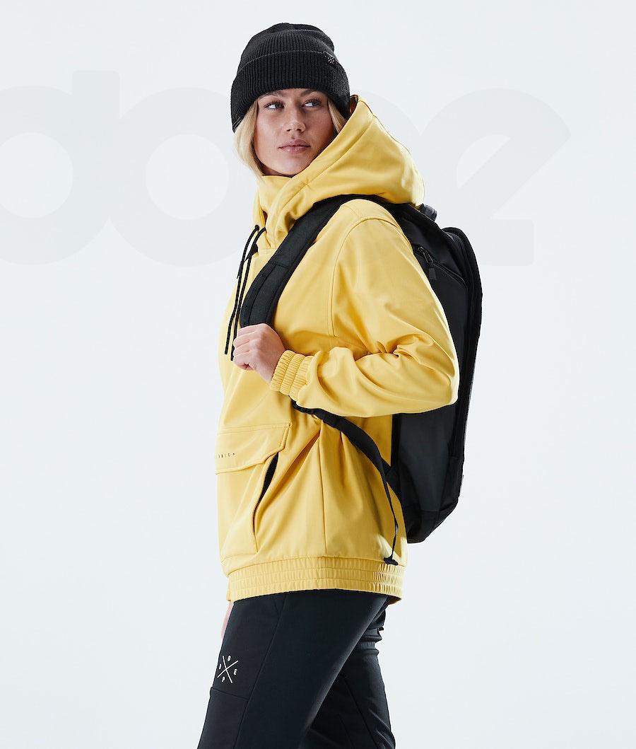 Yellow Women's Dope Nomad W Outdoor Jackets | NZ_D1025